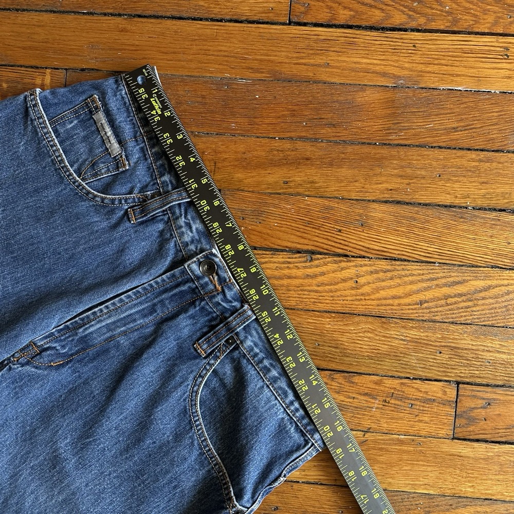 Vtg Y2K Rocawear Huge‎ Wide Leg Jean Shorts Men 34 Knife Pocket Hip Hop Baggy - Picture 6 of 9